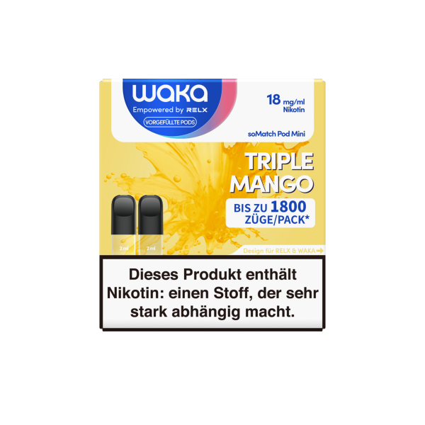 WAKA-soMatch-Pod-Mini-2-Pods-Triple-Mango-18mgml-DE